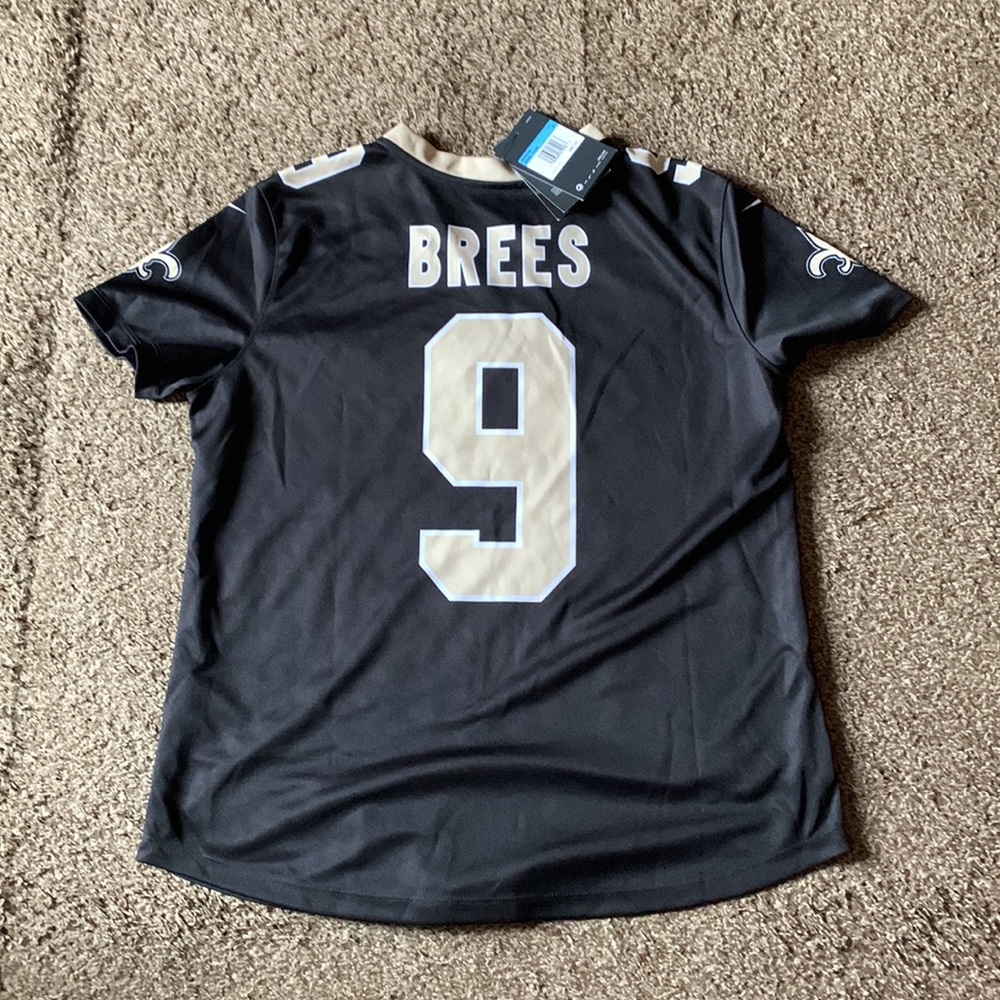 Brand New Women's Nike Drew Brees Black New Orleans Saints Jersey Size Medium - Picture 4 of 4